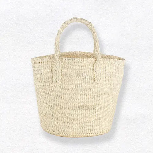 CROSS TRADE Natural Sisal Bag, 9-inch | Made in Kenya, Large Capacity, Ethical, Natural Materials
