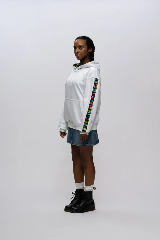 【LOOKSLIKEAVIDO】キベラスラム製  アフリカンフーディー | ビヨンセ注目 売上20%寄付 エシカルファッション