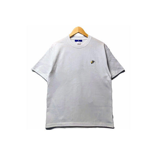 CROSS 【CROSS TRADE】オーガニックコットン ライノTシャツ ホワイト | サイ刺繍 ユニセックス レディース メンズクロストレード オーガニックコットンライノTシャツ ホワイト