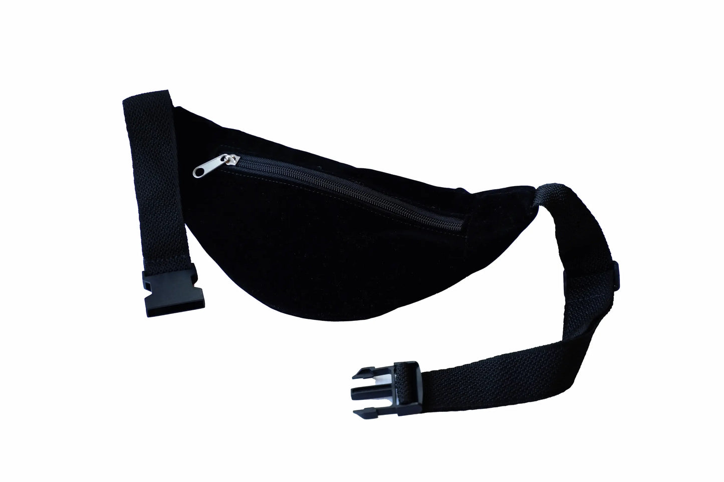 LOOKSLIKEAVIDO Black Velvet Waist Bag | Made in Kibera Slam | 20% of sales donated to ethical fashion