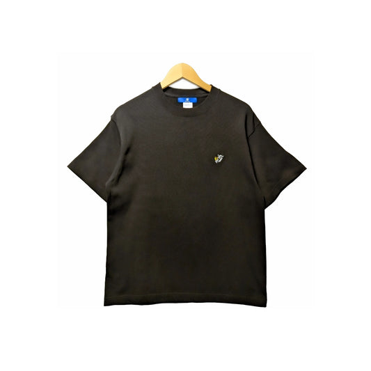 【CROSS TRADE】オーガニックコットン ライノTシャツ ブラック | サイ刺繍 ユニセックス レディース メンズ