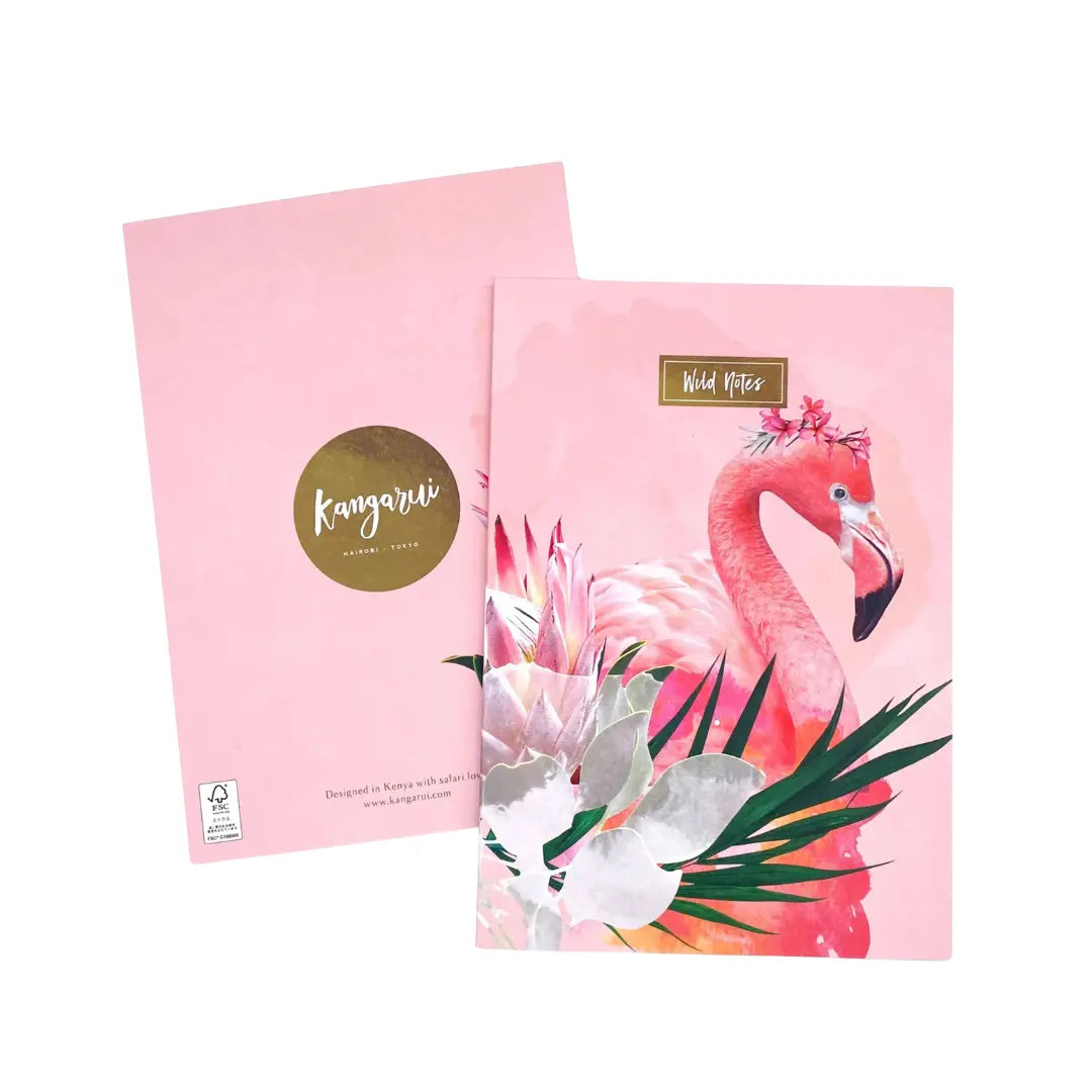 Kangarui カンガルイ ワイルドノート Floral Flamingo フローラルフラミンゴ ブランク