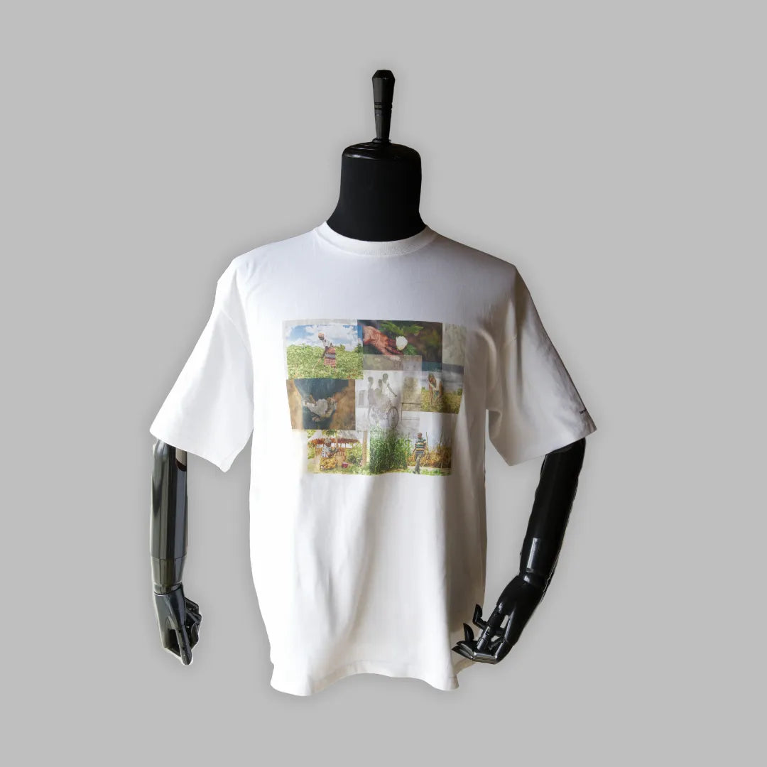 【QRで農家と繋がる】ザンビア産コットン100%エシカルTシャツ｜farmers360°link