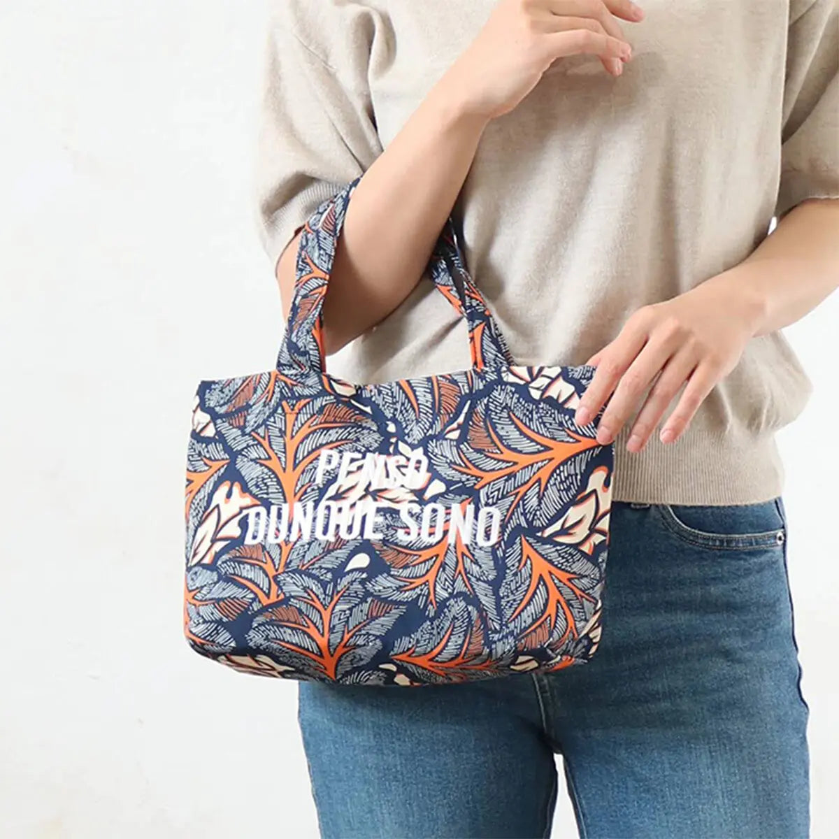 e.e.p. ラタイデアプチ ミニトートバッグ 軽量・刺繍ロゴ｜ランチサイズ（全4柄）