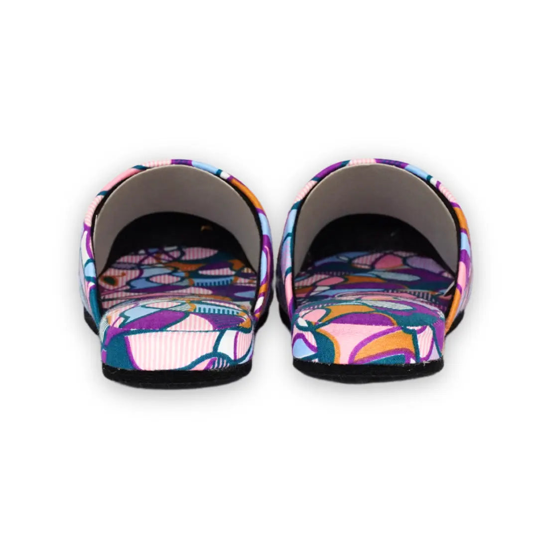 KARL&C カールアンドシー アフリカアンカラスリッパ Pink Dream ピンクドリーム