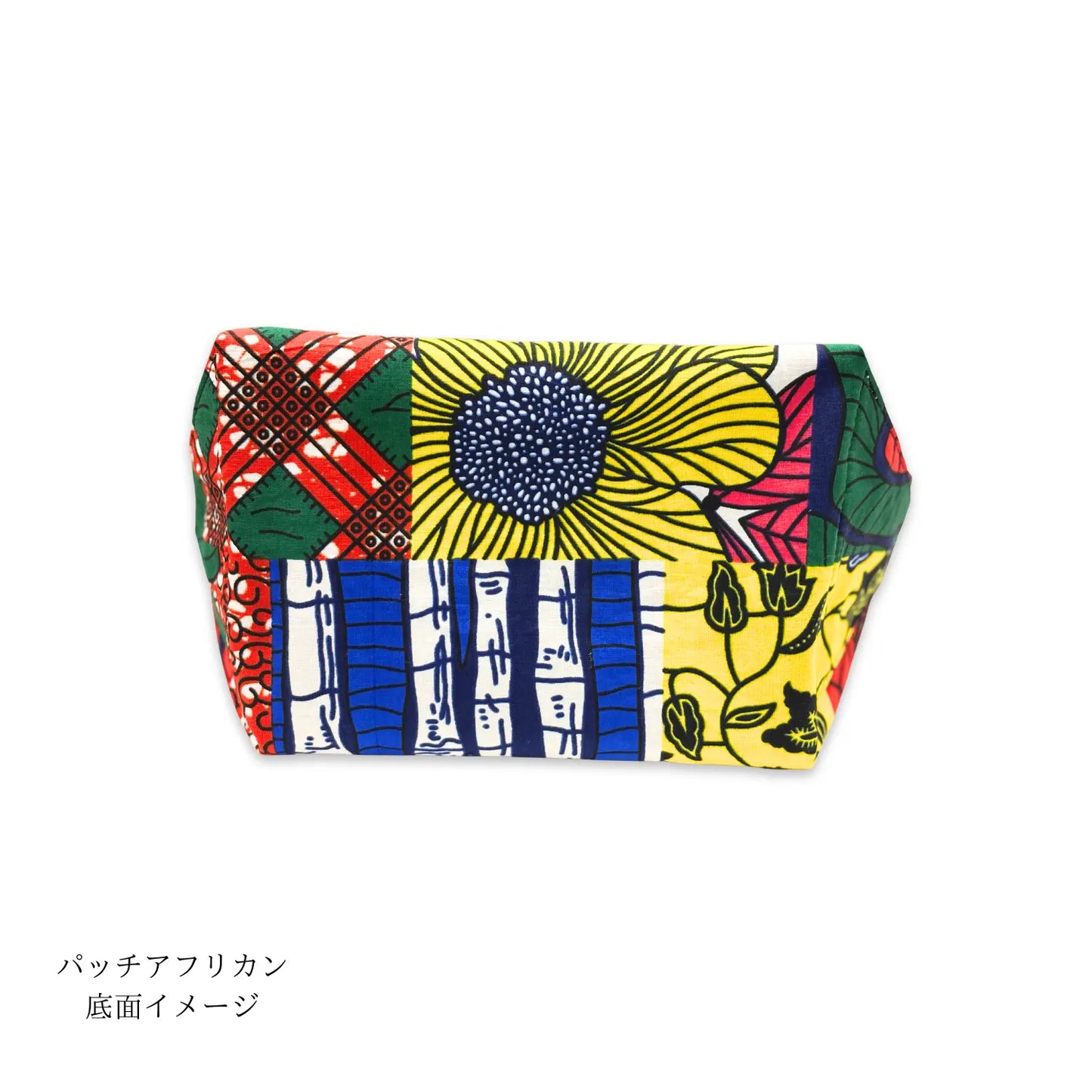 新色追加【KARL&C】アフリカリバーシブルバッグ | ナイジェリアアンカラ布 大容量 A4対応 レザーハンドル 高耐久